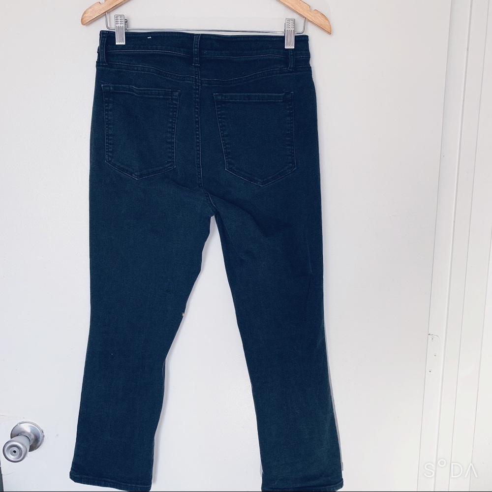 Loft by Ann Taylor ankle black jeans size 8 - Picture 2 of 5